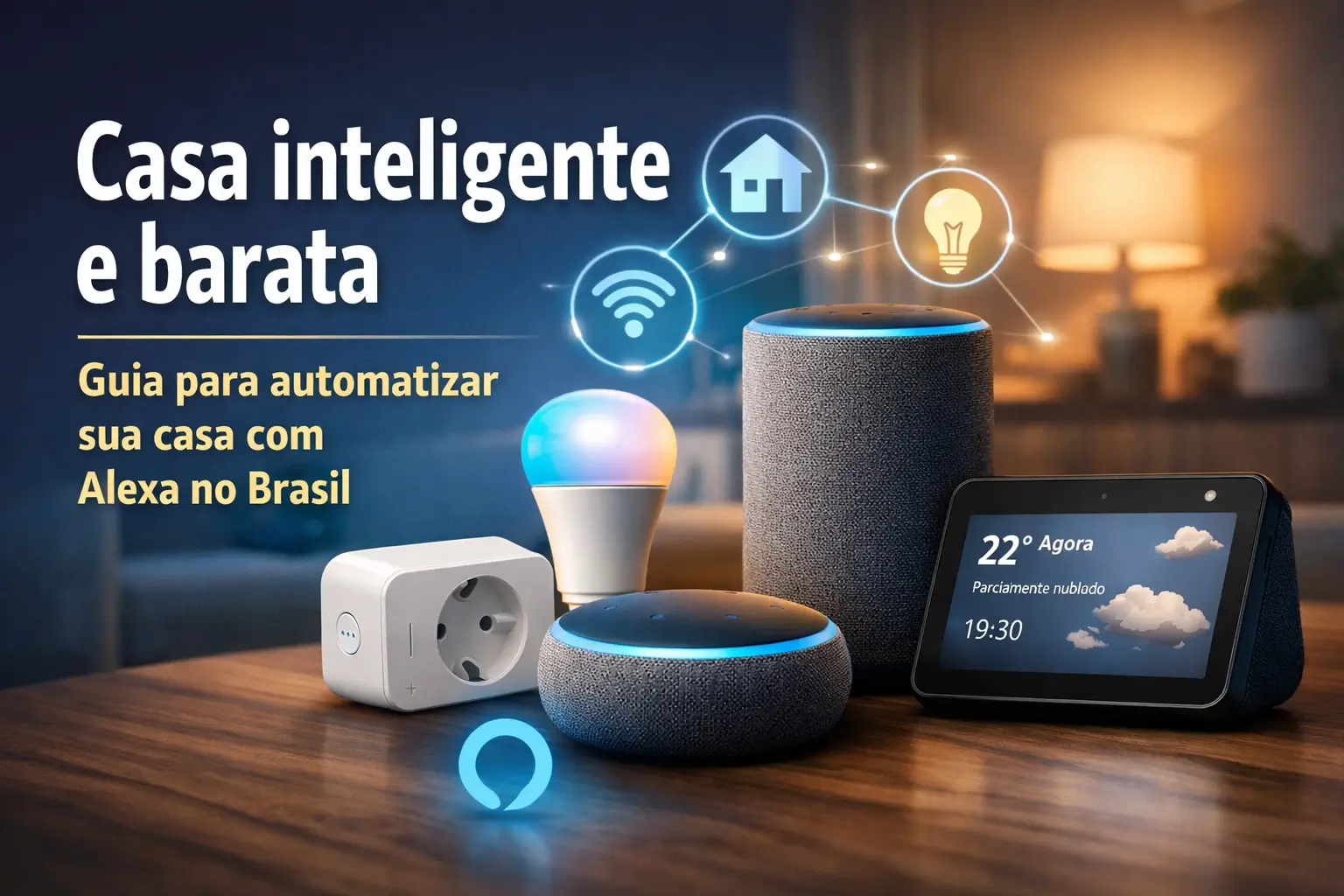 Configuração de casa inteligente com Alexa no Brasil em 2026
