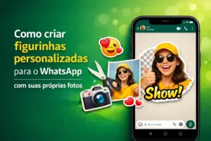 Homem sorridente com chapéu amarelo cria figurinhas personalizadas para WhatsApp em 2026