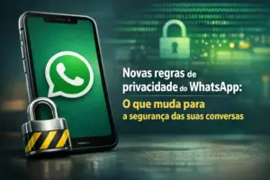 WhatsApp no smartphone e cadeado: Novas regras de 2026